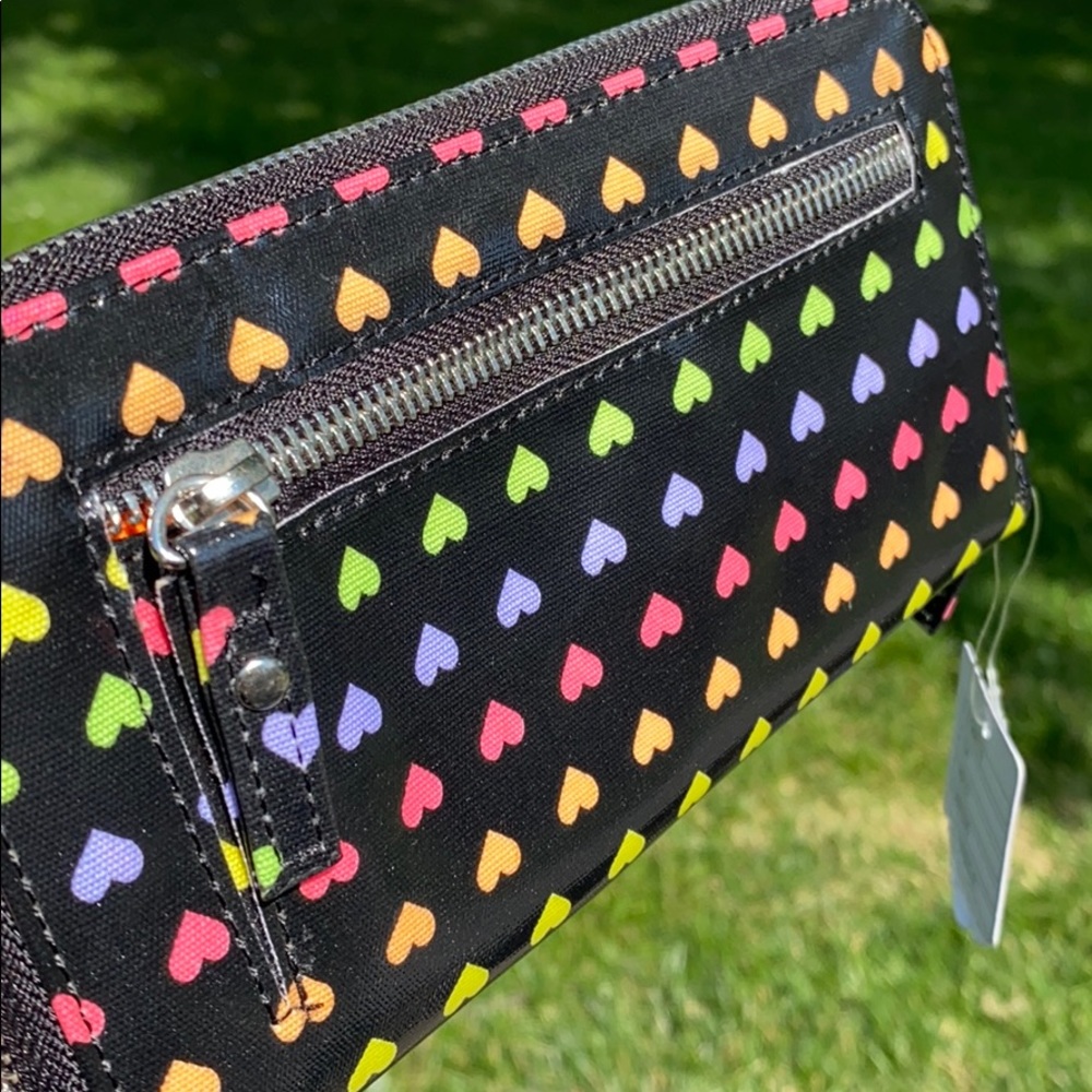 Urban Outfitters Cooperative Rainbow Hearts Wallet